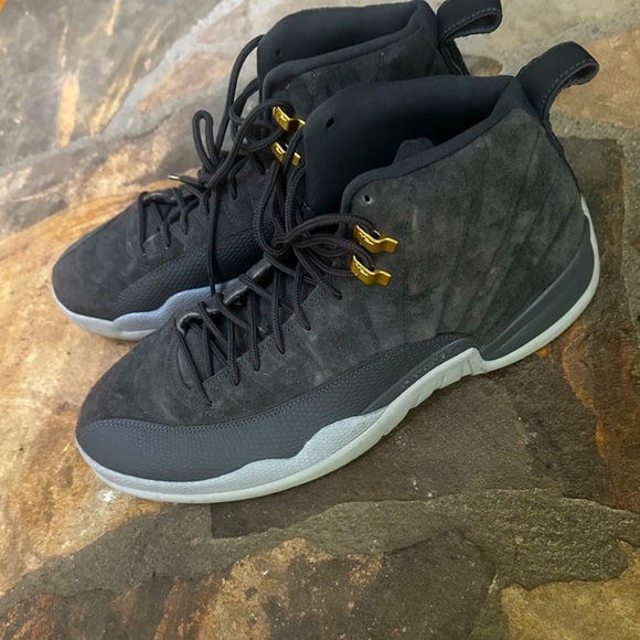 Grey RETRO Jordan 12’s - Picture 2 of 9